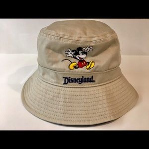 Mickey Mouse Embroidered Canvas Bucket Hat